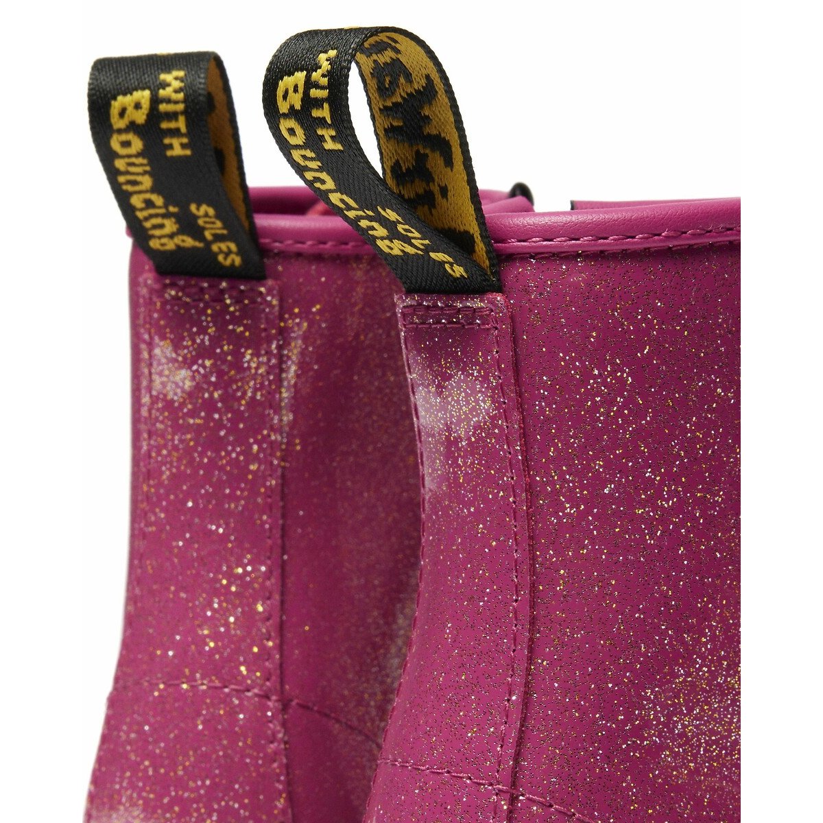 Boots en cuir 1460 J Nebula Glitter fuchsia, DR. MARTENS