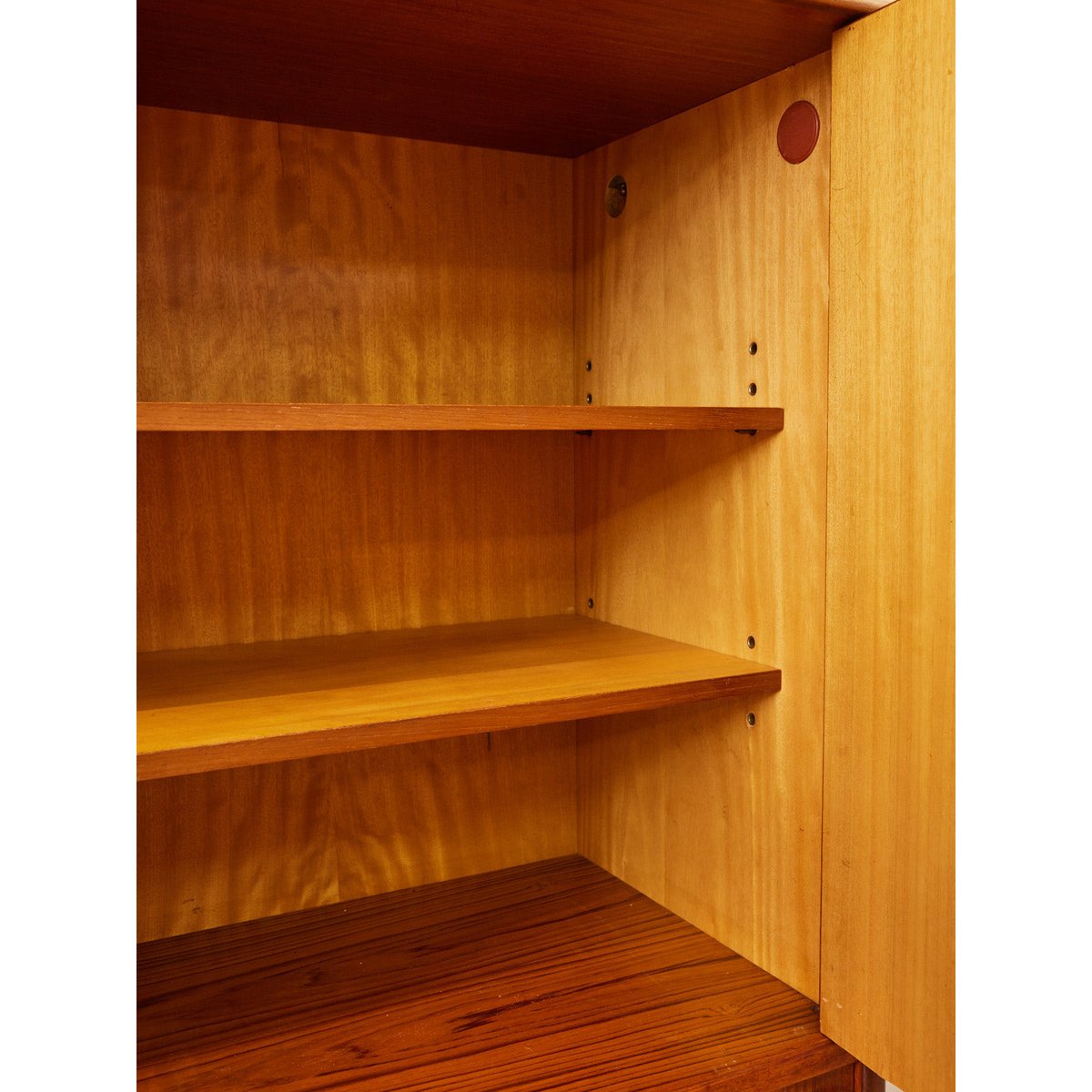 Enfilade haute scandinave en teck  Margaret N°764 - Bon état bois foncé, DEBONGOUT