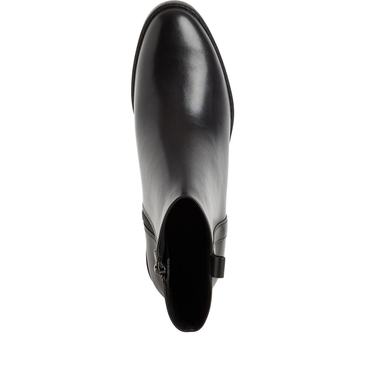 Bottine en cuir noir, MARCO TOZZI