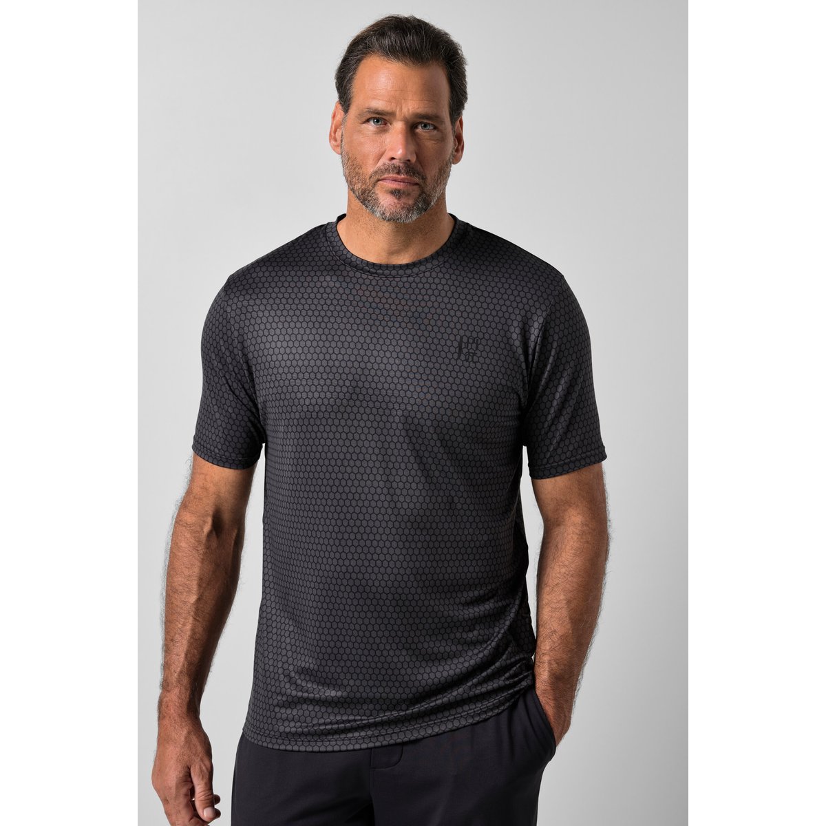 T-shirt technique, FLEXNAMIC®, fitness noir, JP1880