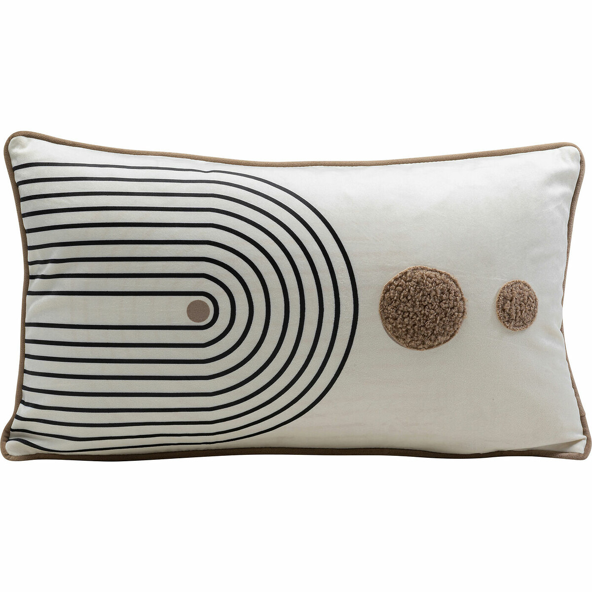 Coussin Magnet 50x30cm gris, KARE DESIGN