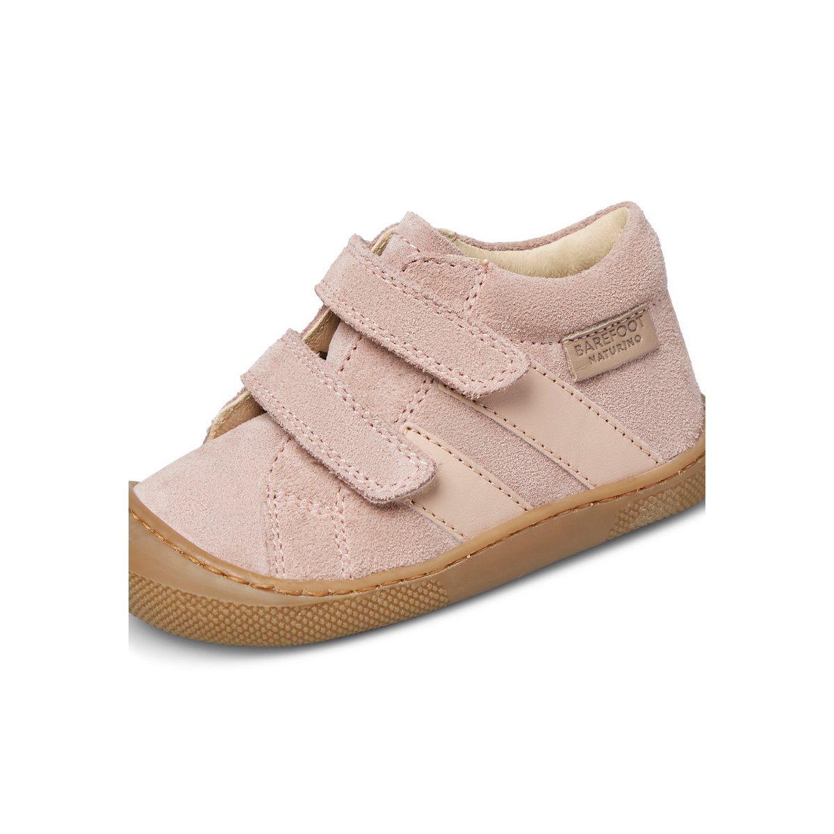 Chaussures barefoot en suède BAREFOOT SABBY VL rose-, NATURINO
