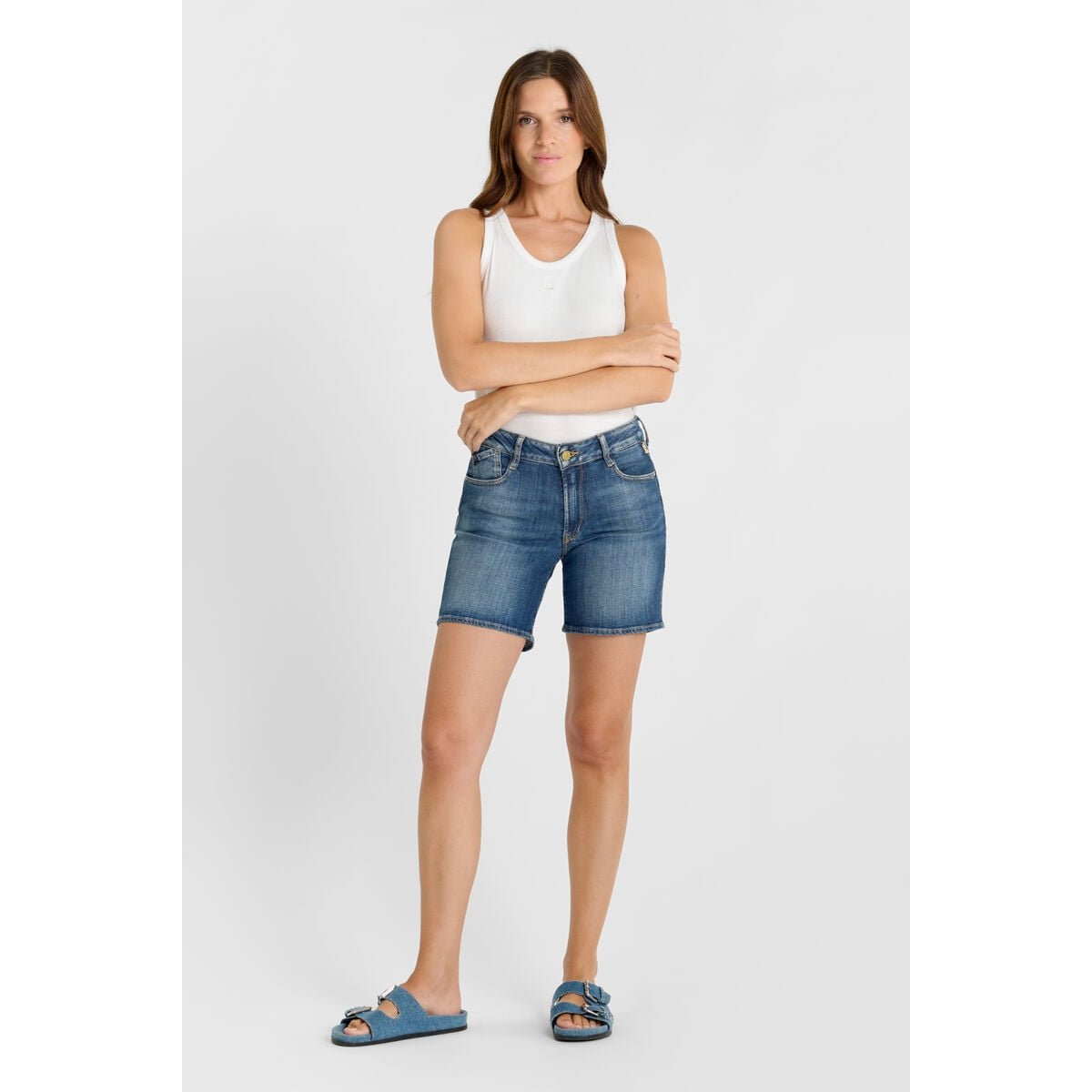 Short en jeans KELLY blue, LE TEMPS DES CERISES