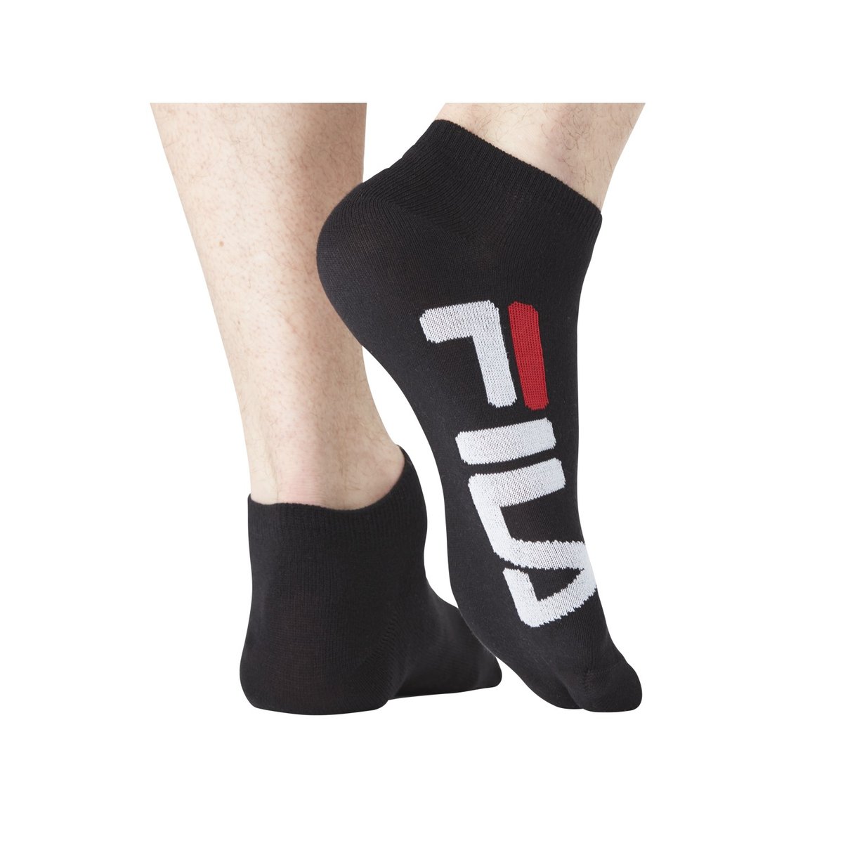 Lot De 12 Paires De Chaussettes Socquettes noir/blanc, FILA
