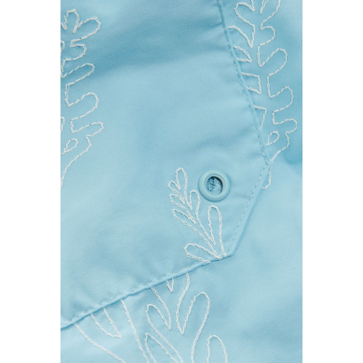 Short de bain brodé bleu clair, NEXT