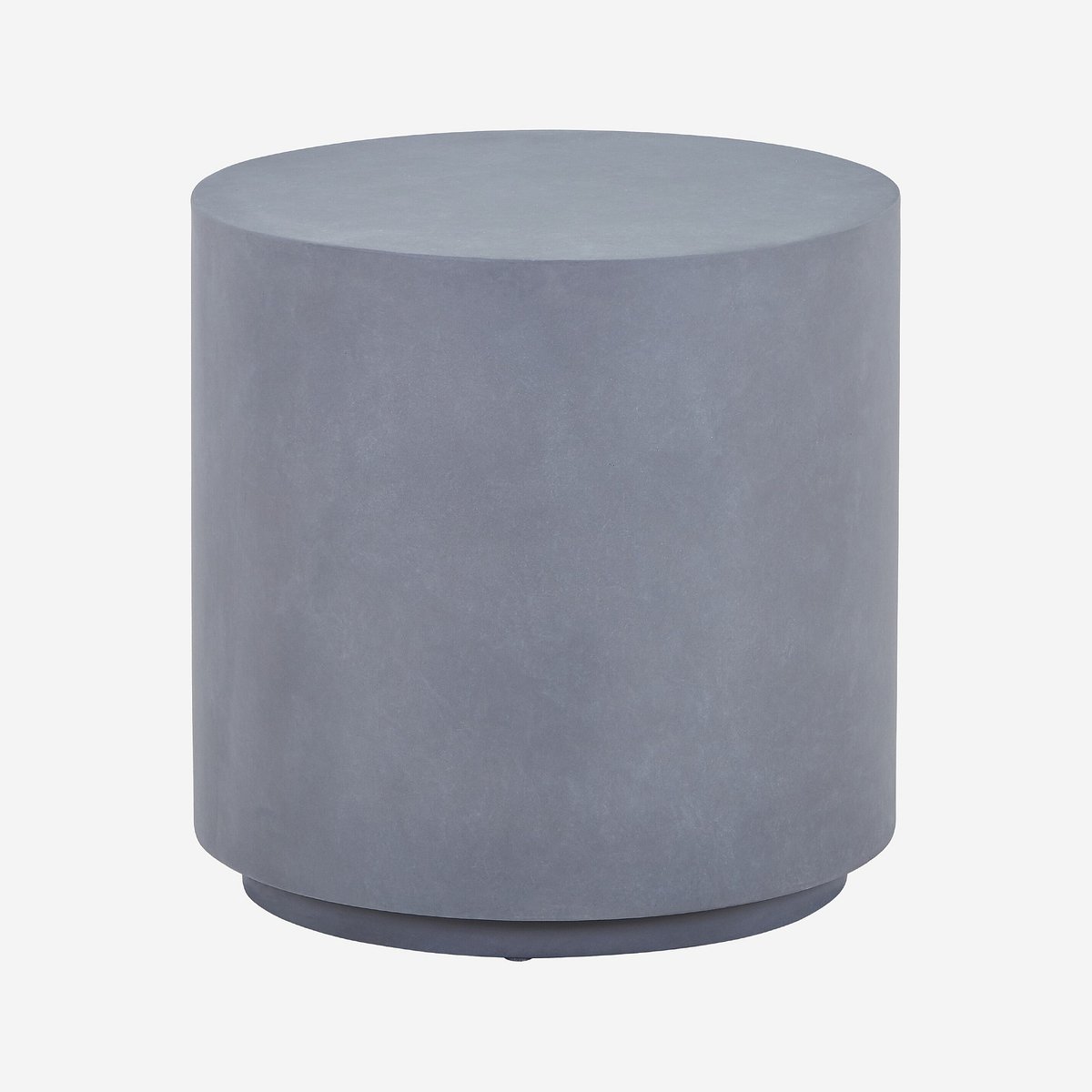 Table d'appoint ronde en ciment TRIANA gris, HABITAT