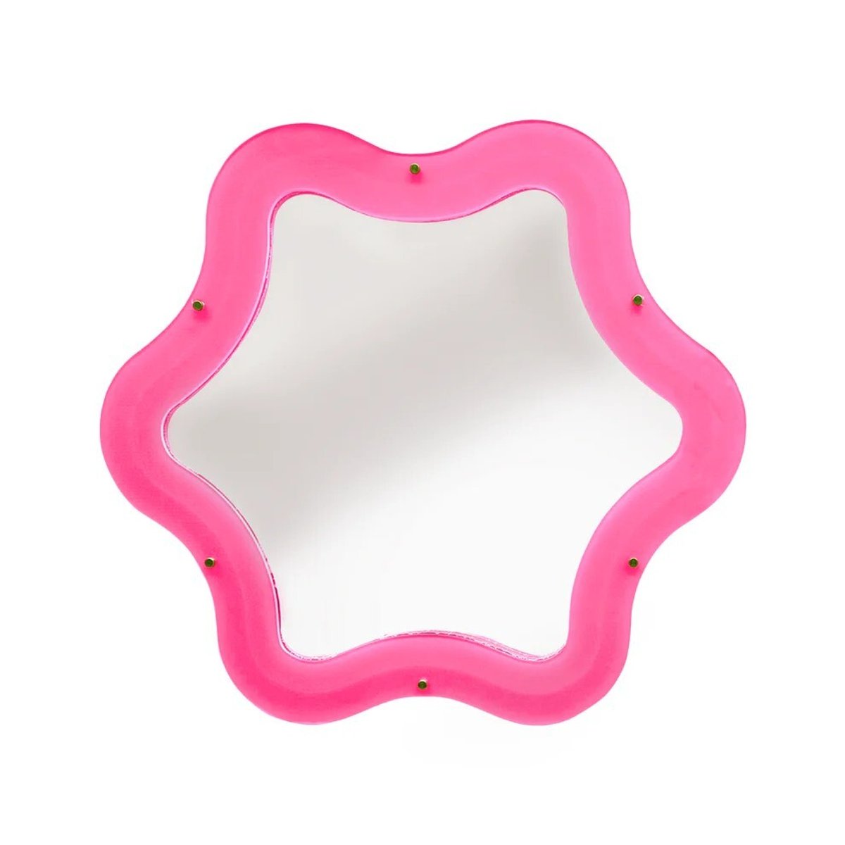 Miroir Flower 85.5 x 77.5 cm SUPERCURVE rose, SELETTI