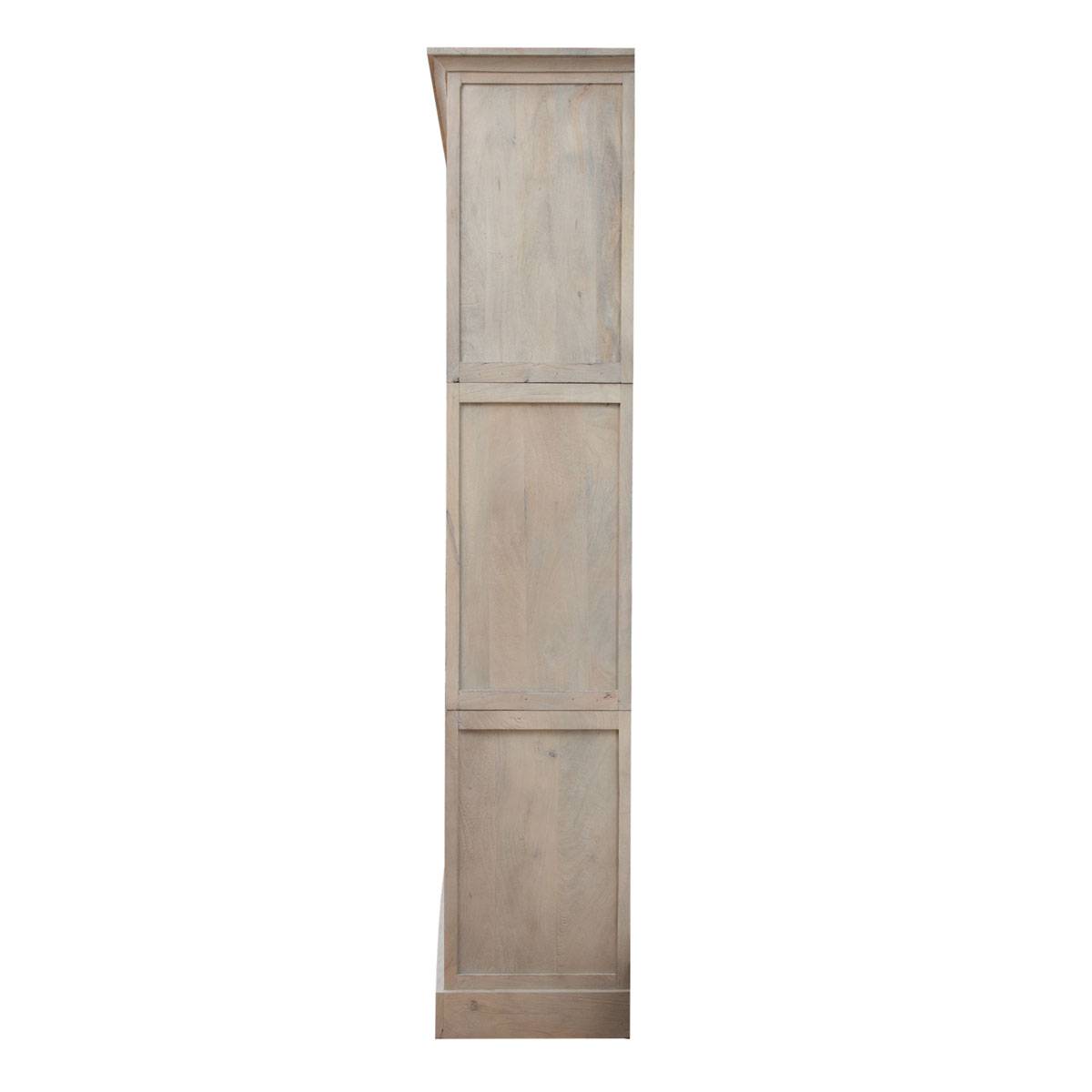 Vaisselier en bois de manguier NINA bois clair, MADE IN MEUBLES