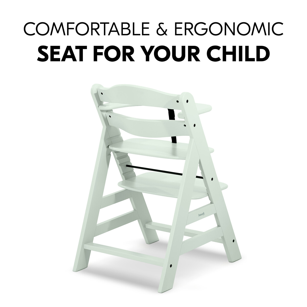 Alpha+ Wooden Highchair - Mint mint, HAUCK