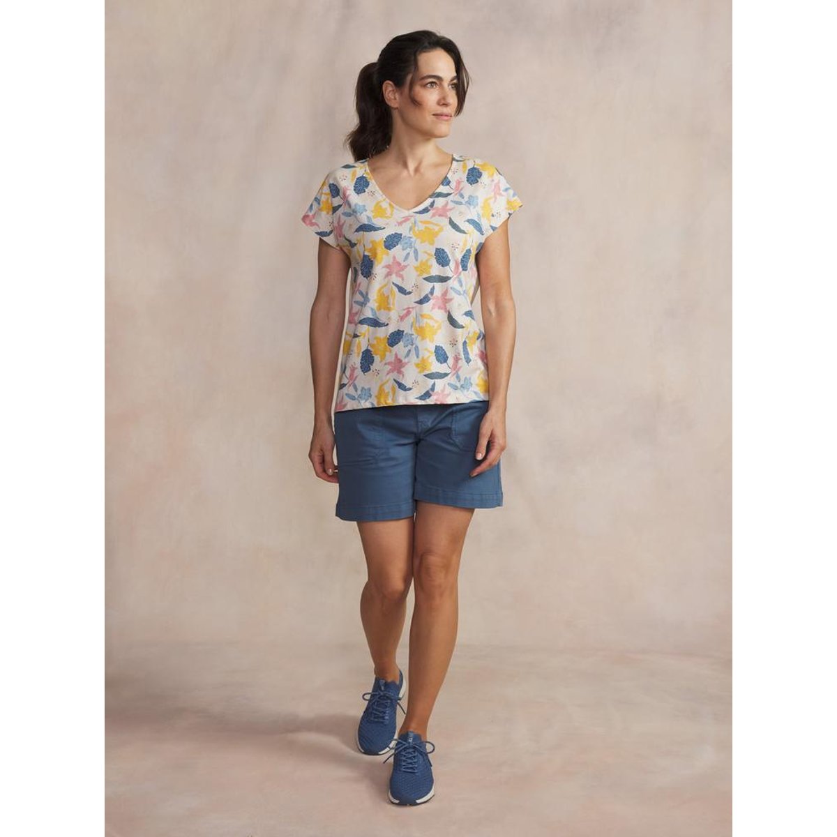 T-shirt manches courtes MYTSYSAN ecru, TBS
