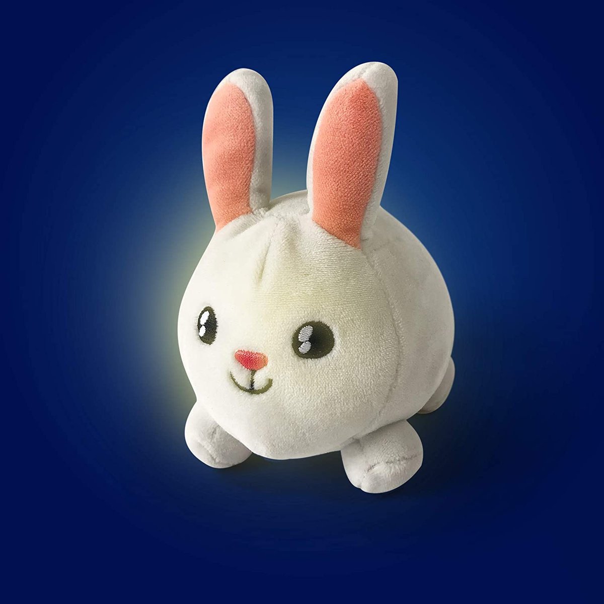 Hochet peluche lumineux Shakie blanc, rose, PABOBO