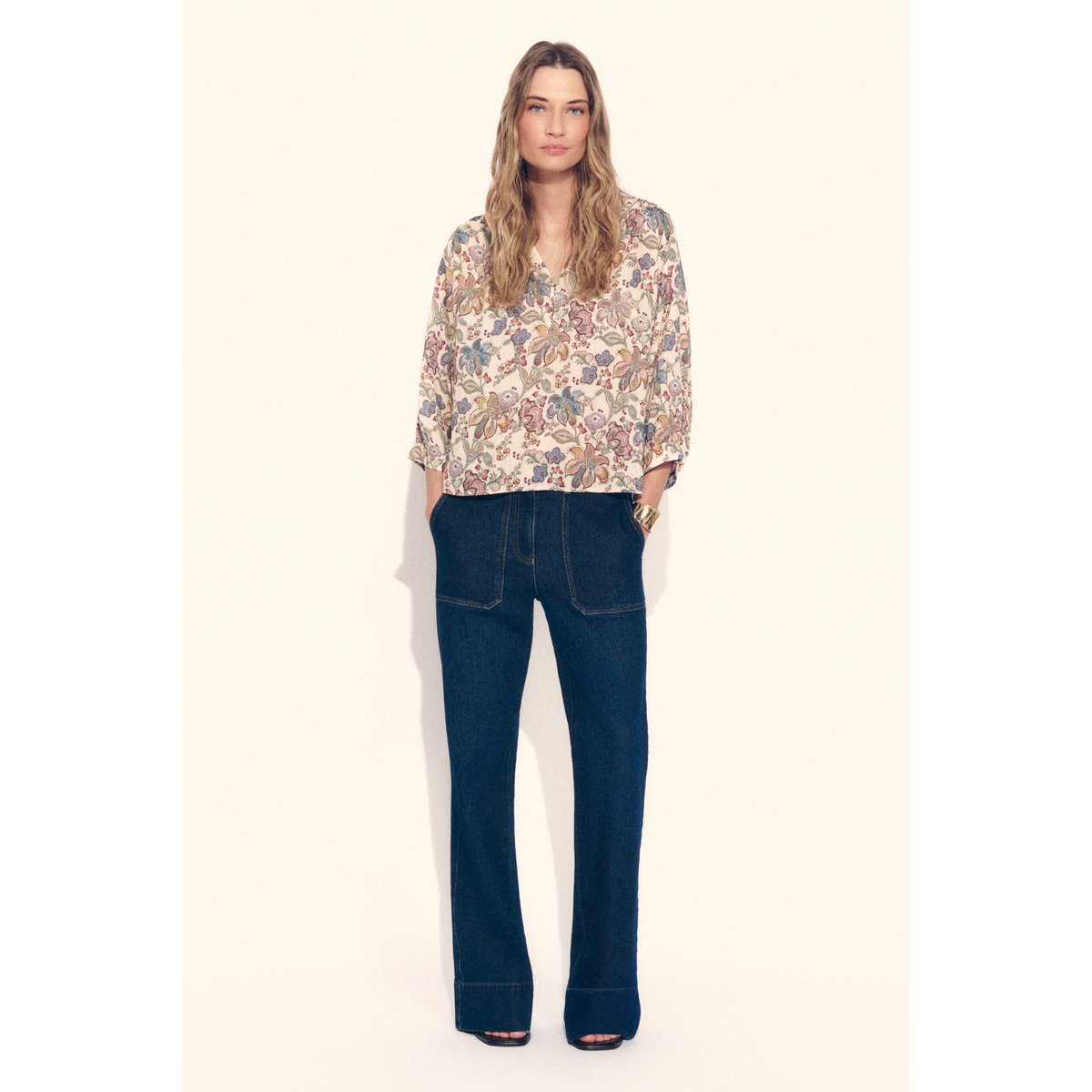 Chemise coupe droite CSOLEIL multicolore, CAROLL