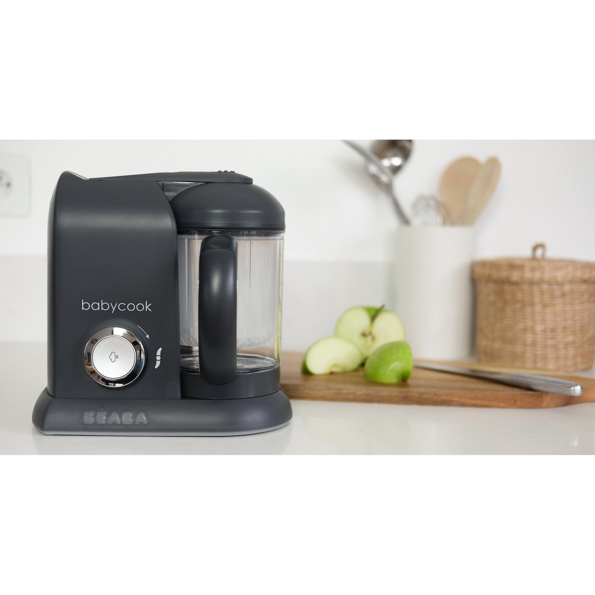 Babycook solo robot cuiseur gris foncé, BEABA