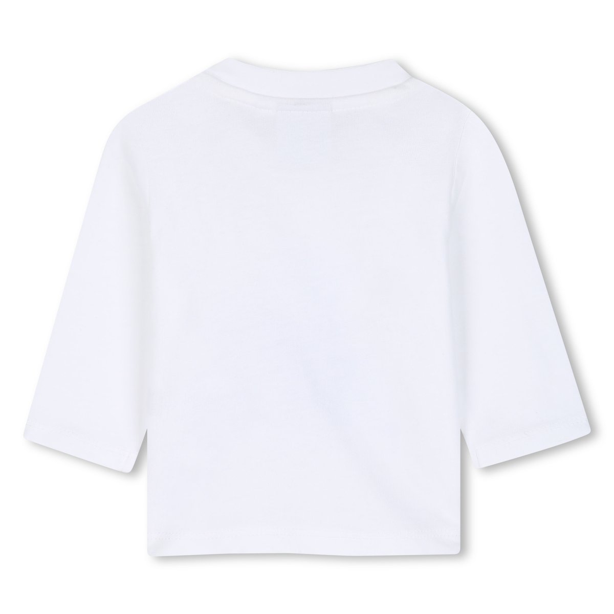 Tee-shirt manches longues blanc, BOSS KIDSWEAR