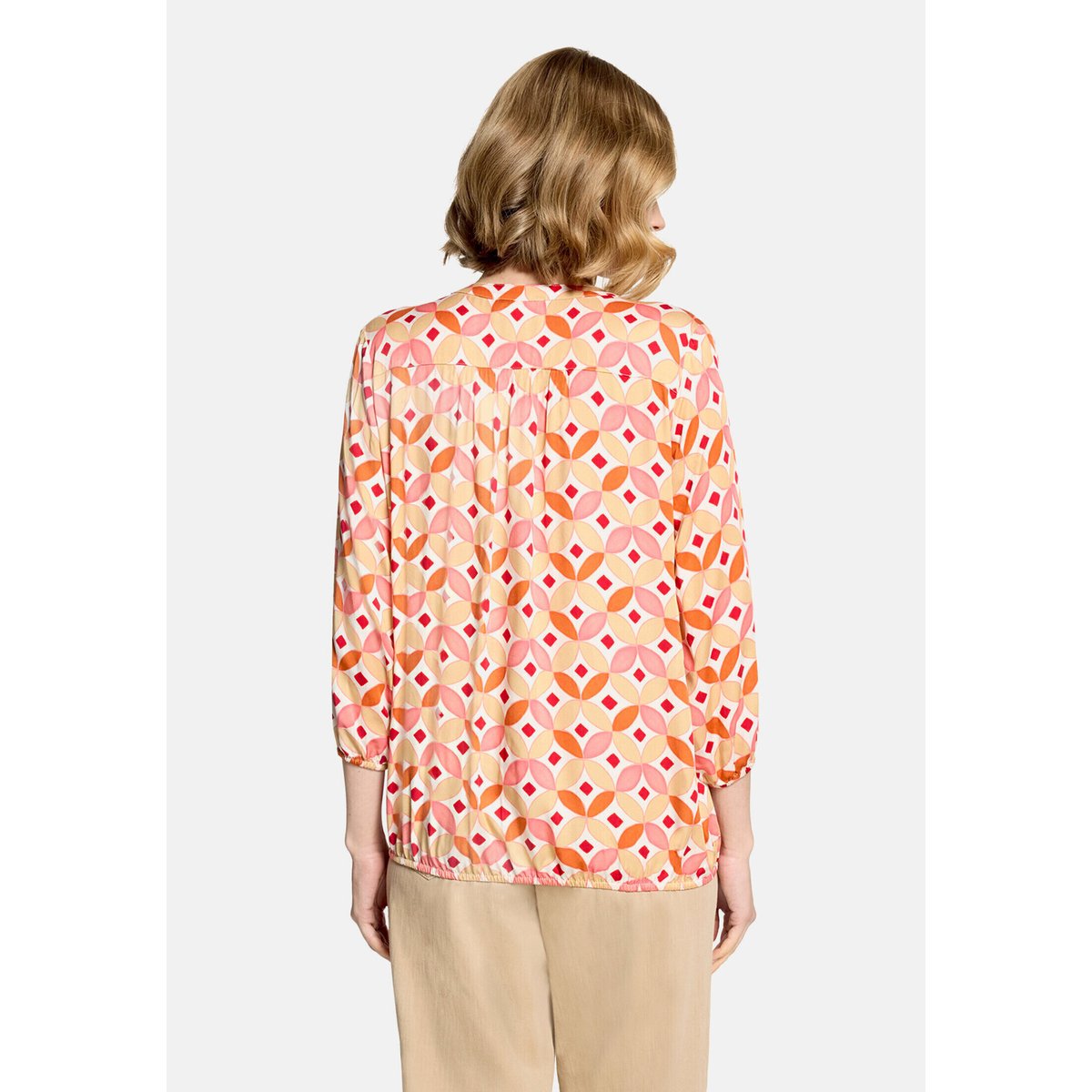 Blouse casual à motifs cream/rosé, CARTOON