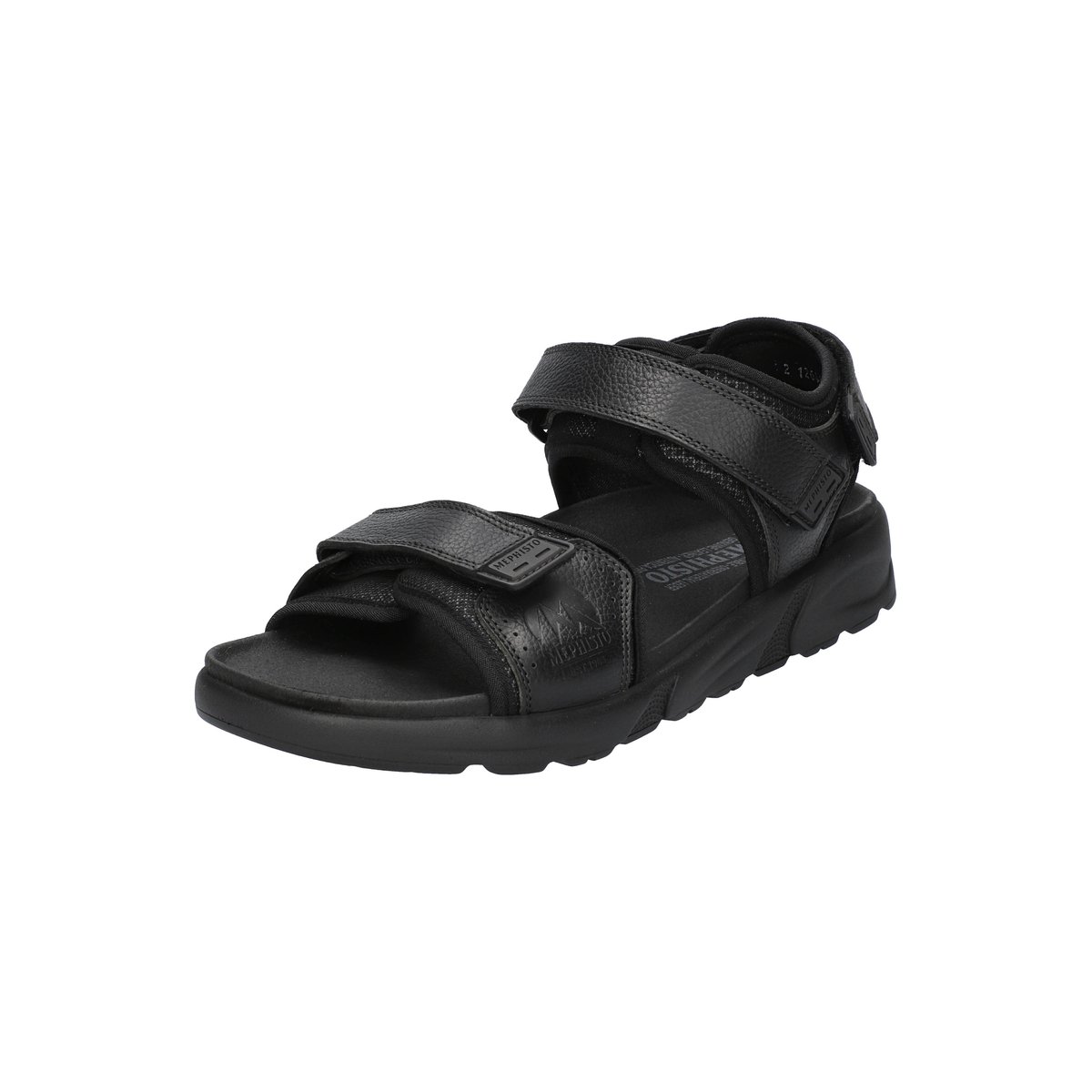 Sandales en cuir / textile TITO noir 5139, MEPHISTO