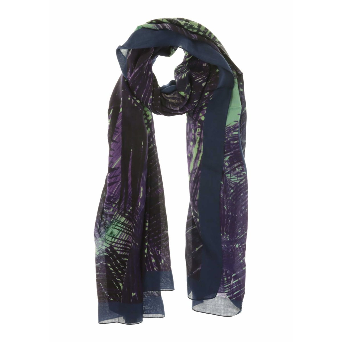 Foulard imprimé blueberry, LA FEE MARABOUTEE