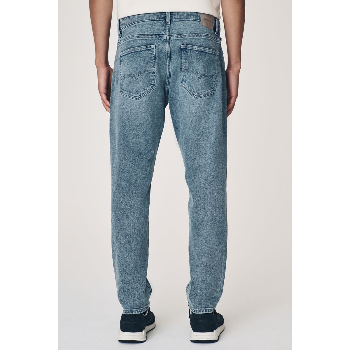 Jean fuselé délavé style vintage bleu ardoise, NEXT