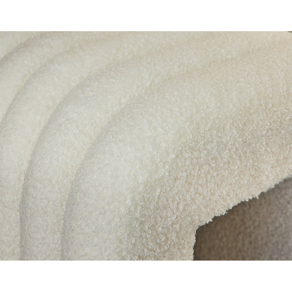 Pouf - KENTA blanc, BEST MOBILIER