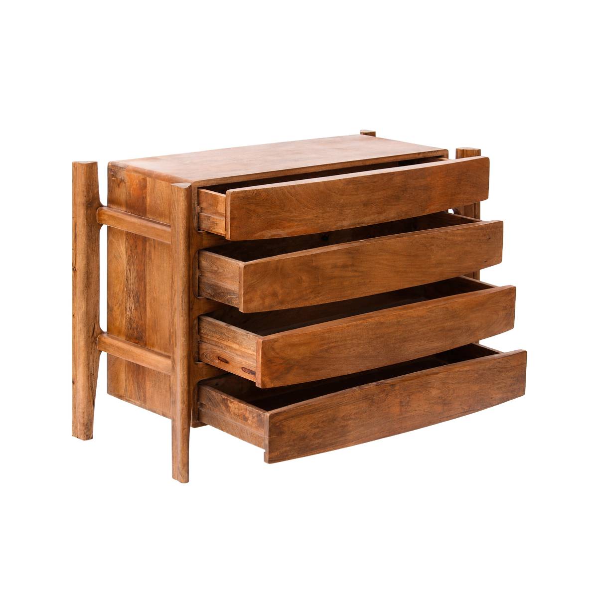 Commode en bois de manguier ROSANA bois clair, MADE IN MEUBLES