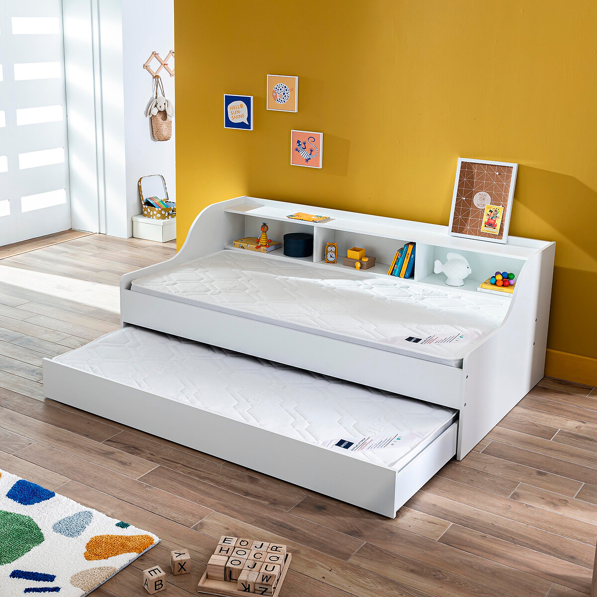 Matelas Bultex pour lits gigognes et superposés blanc, BULTEX