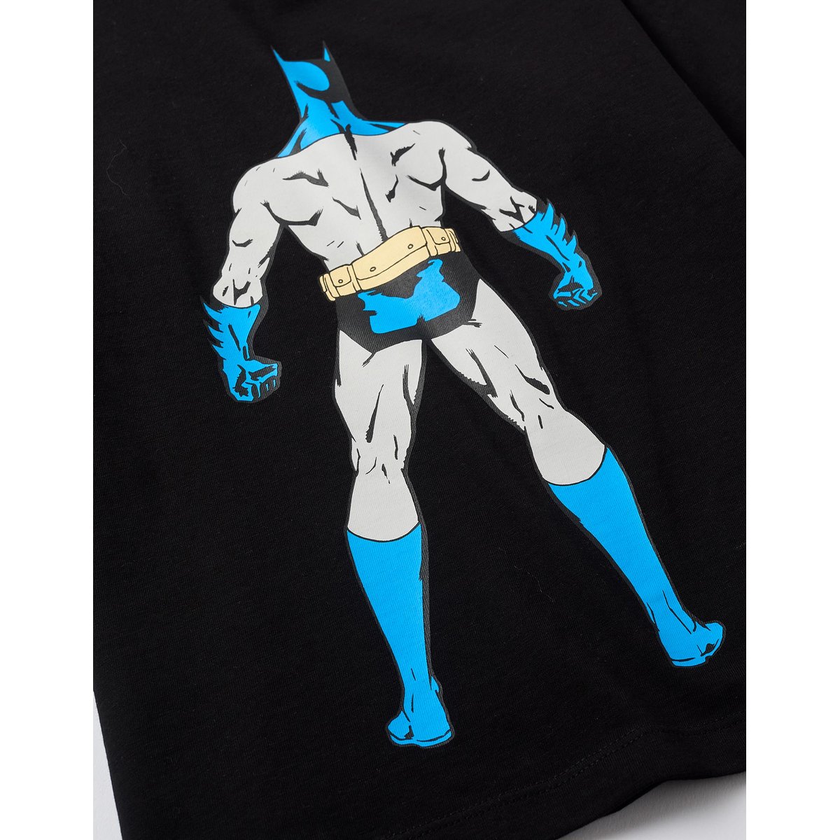 T-shirt en coton à manches longues avec imprimés Batman noir, ZIPPY