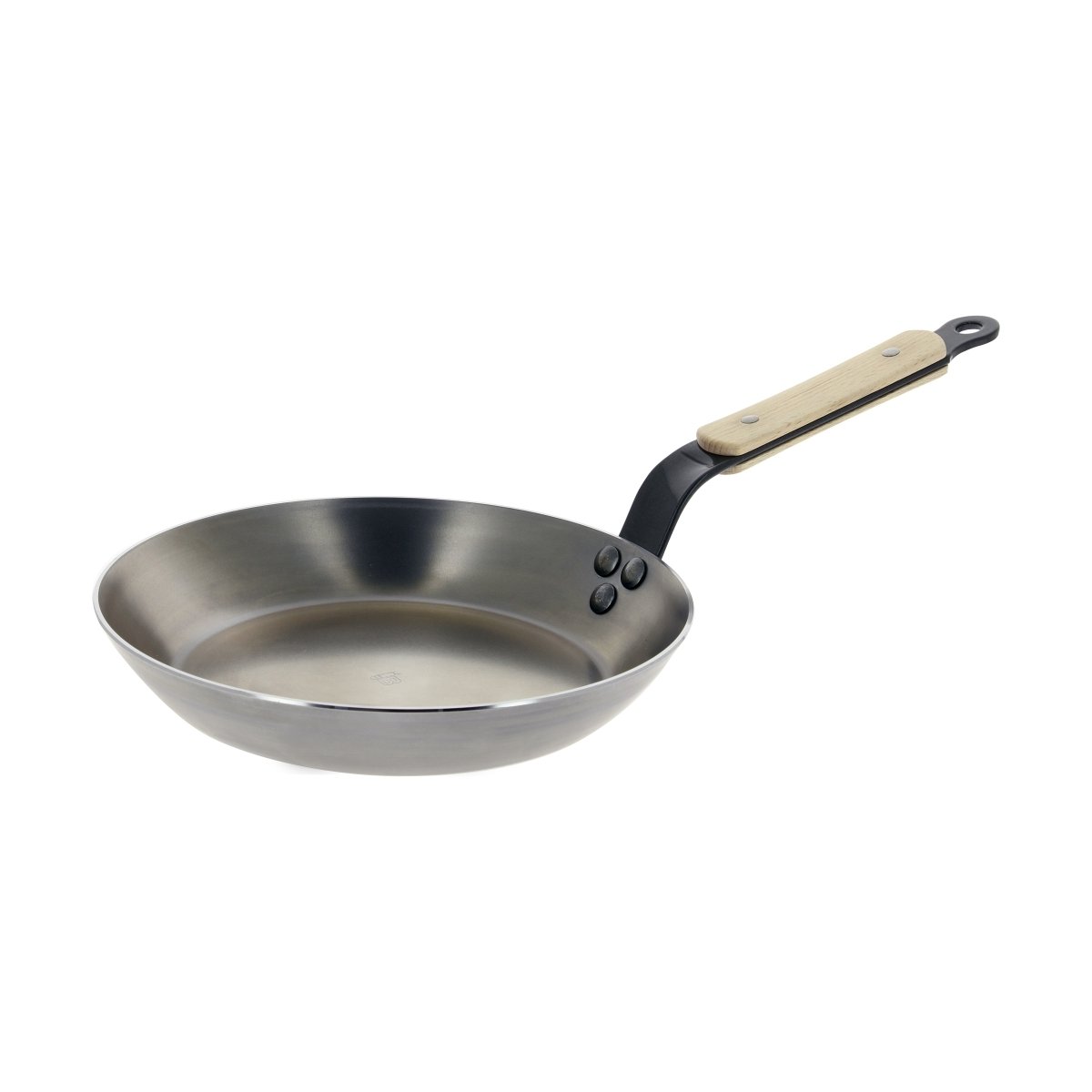 Poêle mineral b bois acier ø28 cm gris, DE BUYER