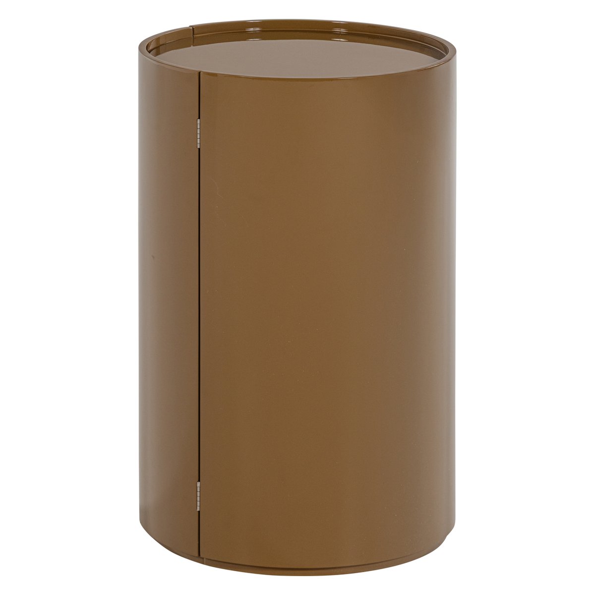 Armoire ronde en MDF SERA jaune, WOOOD