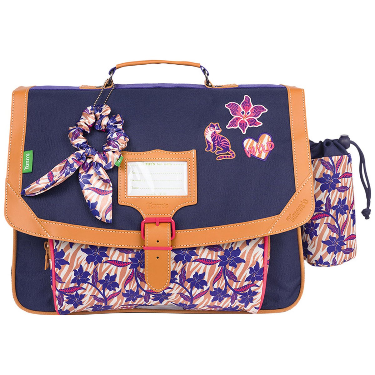 Cartable violet, rose, orange, TANN'S