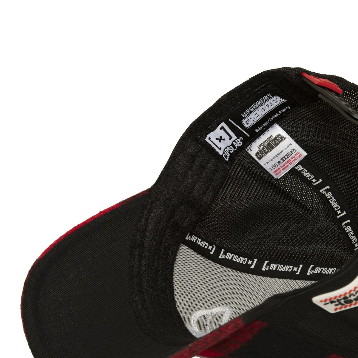 Casquette trucker Goldorak noir/rouge/blanc, CAPSLAB