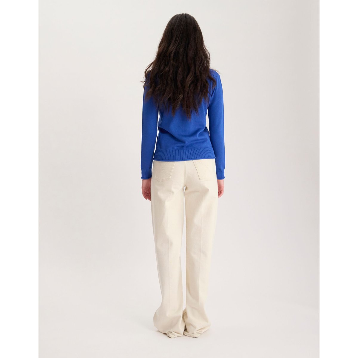 Pull Morcant en coton bleu, INES DE LA FRESSANGE PARIS
