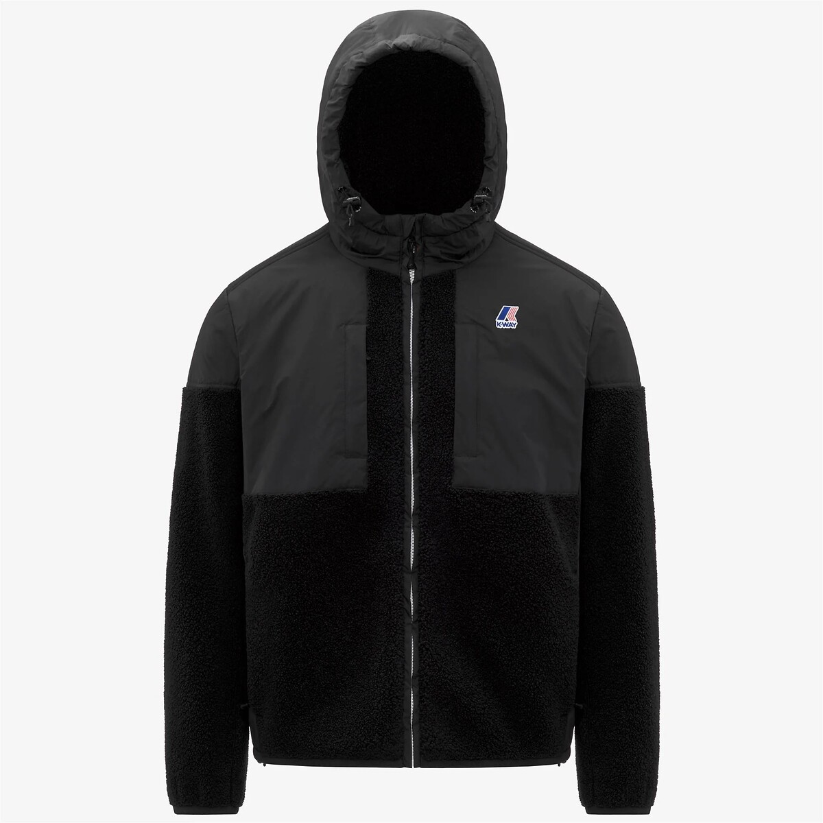 Veste en sherpa unisexe, SAMSON ORSETTO 4.0 noir, K-WAY