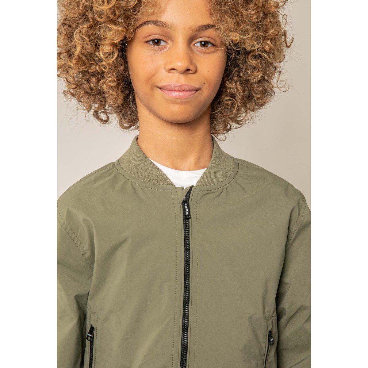 Blouson garçon léger style bomber STONIC khaki, DEELUXE