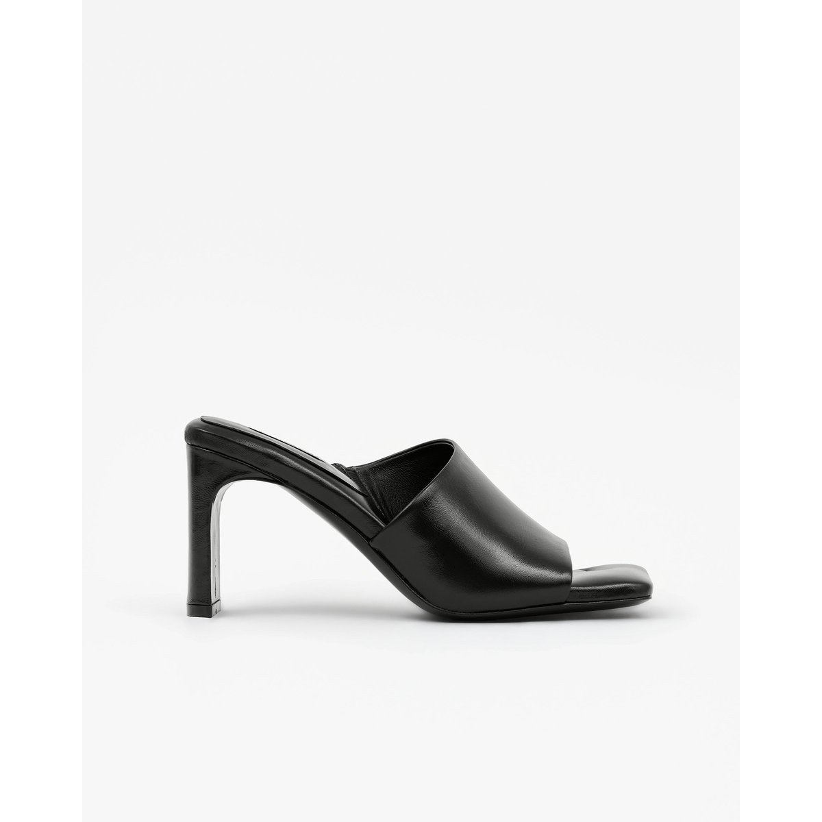 Mules à bout carré ALBA noir, MI MAI