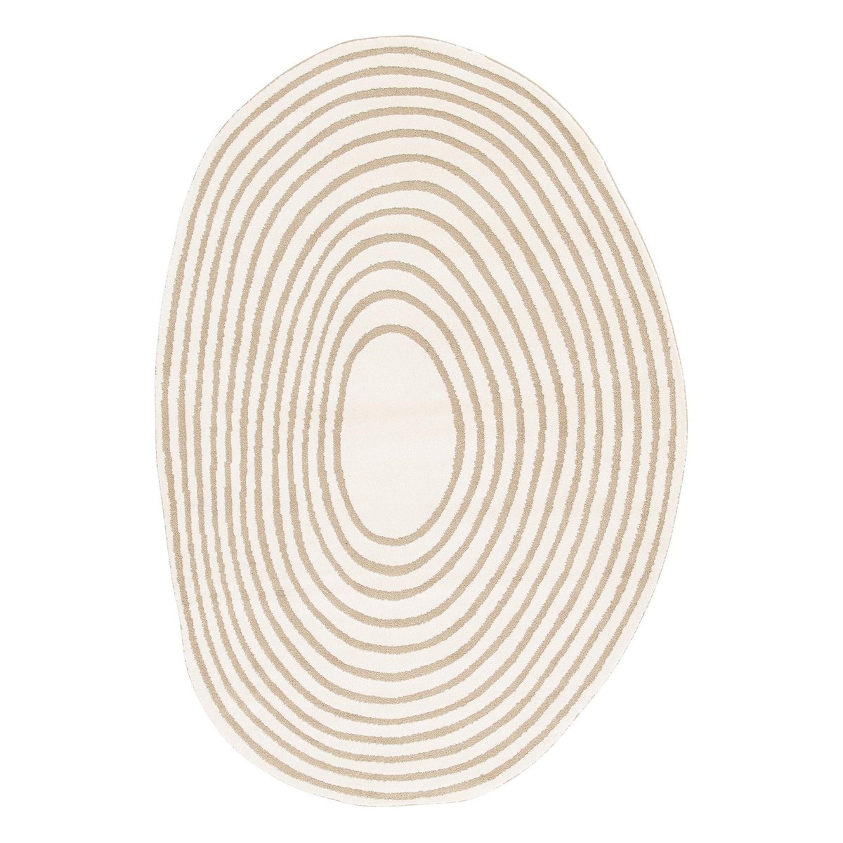 Tapis avec effet relief doux et confortable AEON beige sable, AFK LIVING