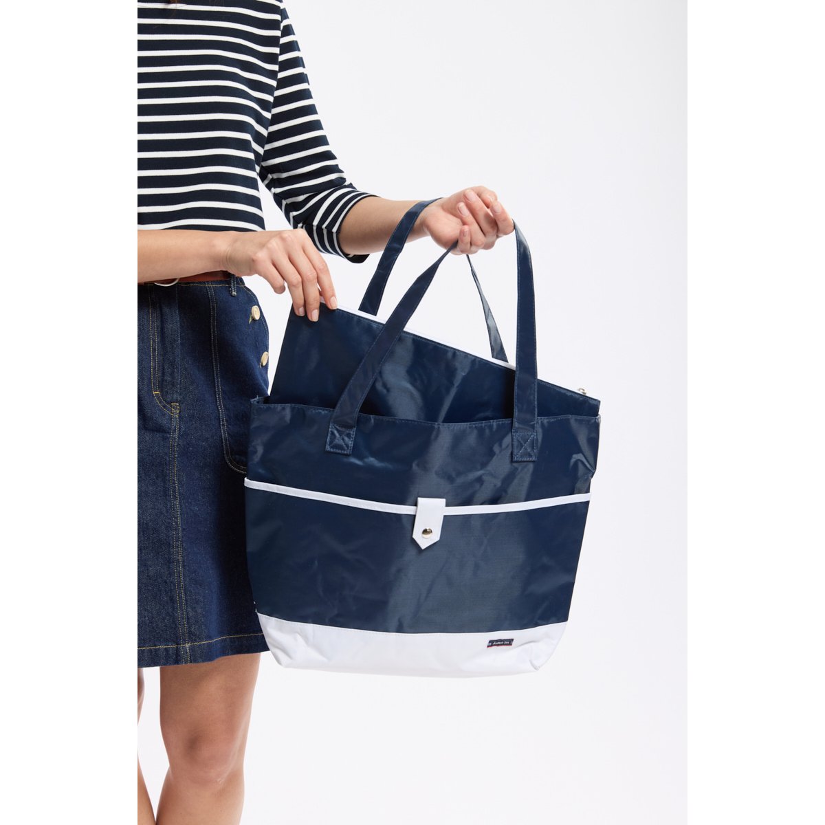 Sac shopping marine deep/milk, ARMOR-LUX