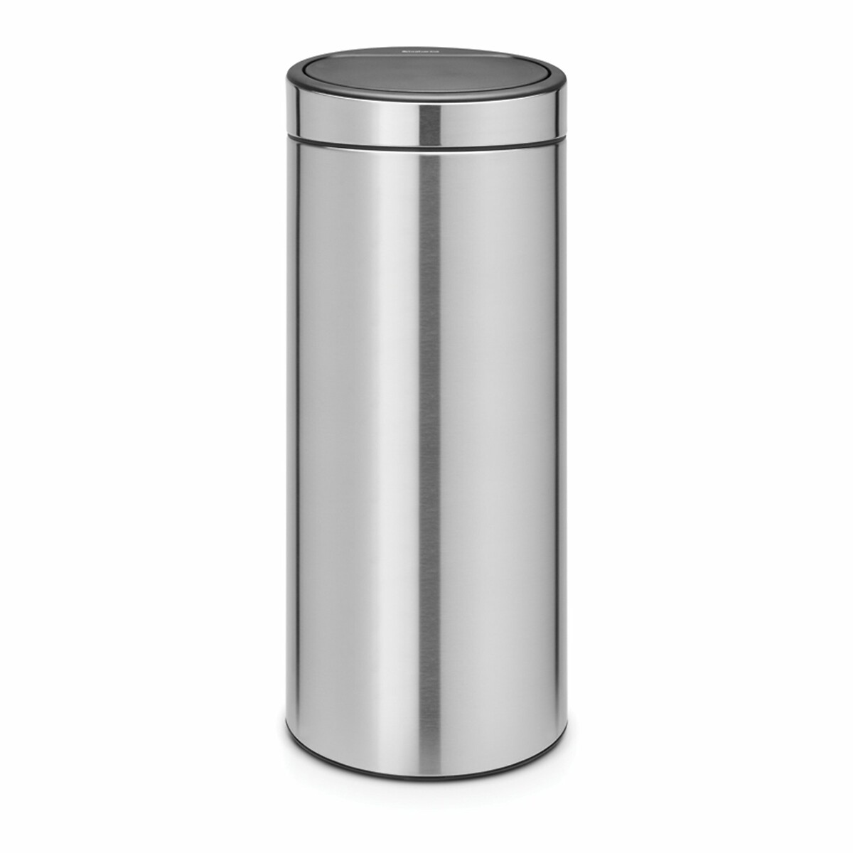 Poubelle de cuisine manuelle Touch Bin 30L 115349 silver, BRABANTIA