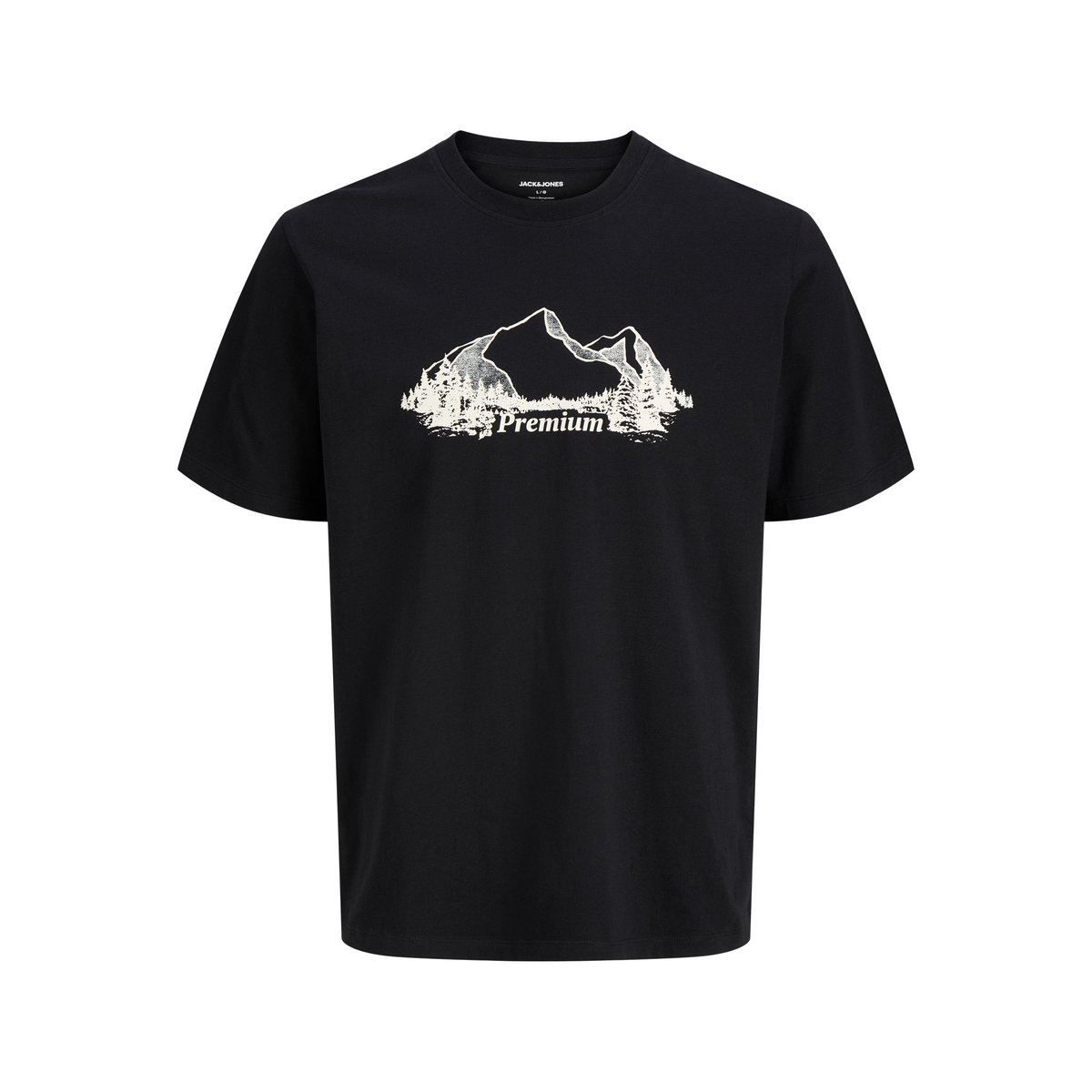 T-Shirt black 2, JACK & JONES