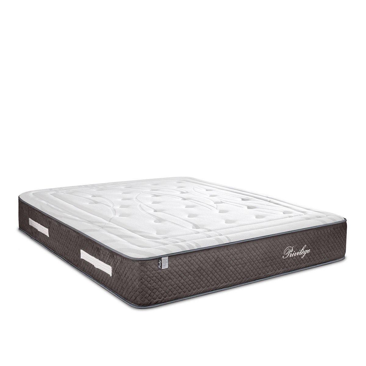 Matelas Ressorts Privilège 180x200 cm Accueil Mousse hypersoft blanc, BELLECOUR