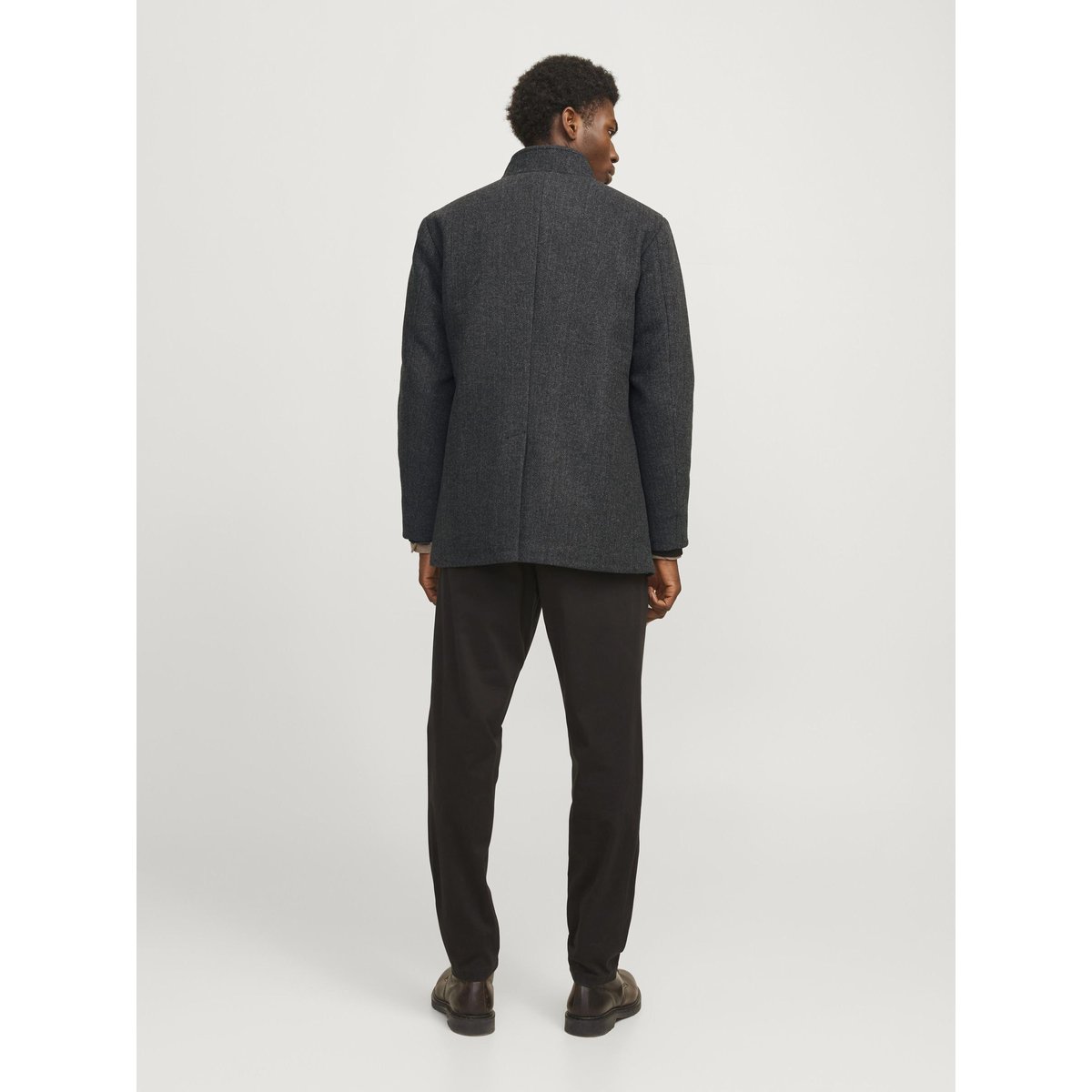 Manteau dark grey melange 1, JACK & JONES