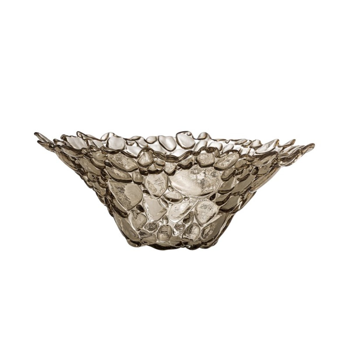 Bol verre sculptural TINKI beige, BLOOMINGVILLE