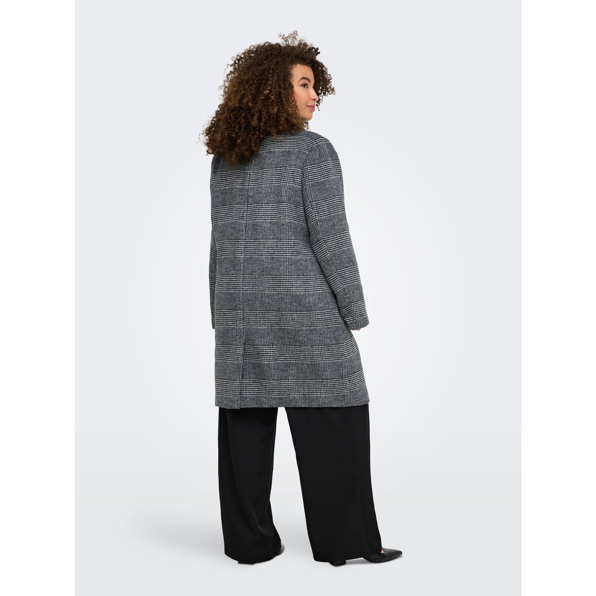 Trench Coat black 1, ONLY CARMAKOMA