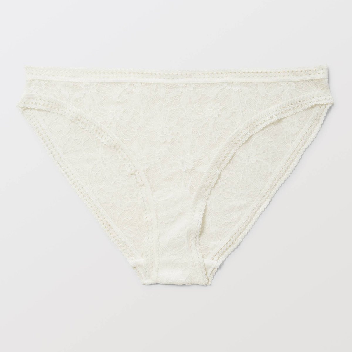 Culotte VALENTINA en dentelle ivoire, MONOPRIX