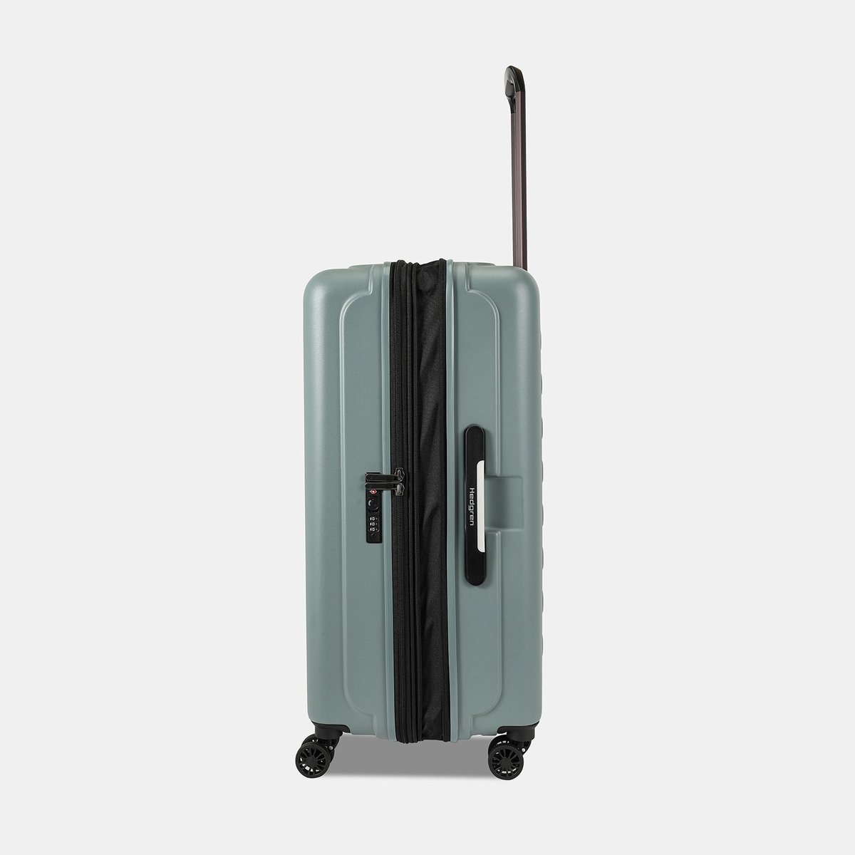 Valise soute rigide grand volume extensible sécurisée grey-green, HEDGREN