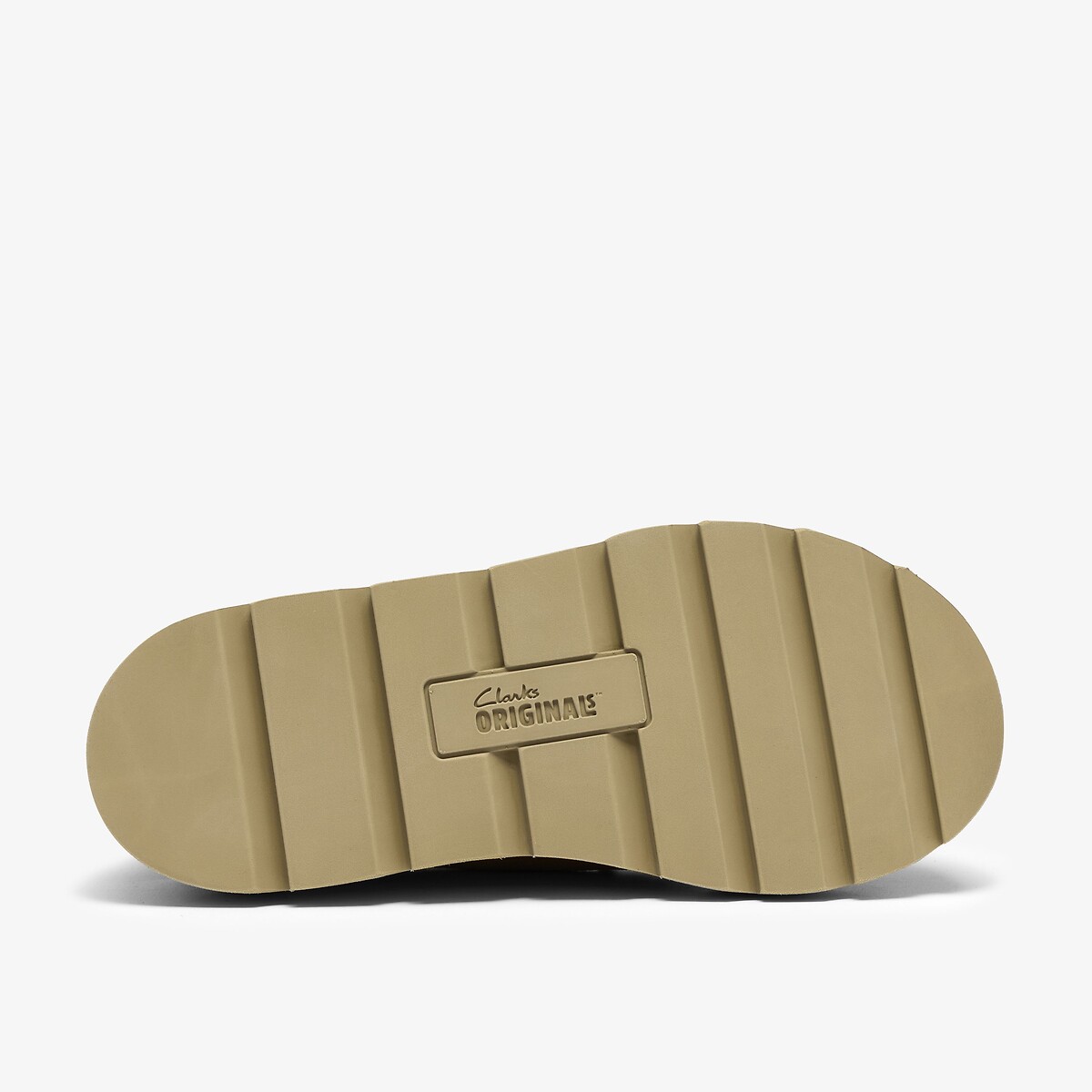 Scarpe in pelle scamosciata, suola con zeppa, MEARE WALLA marrone, CLARKS