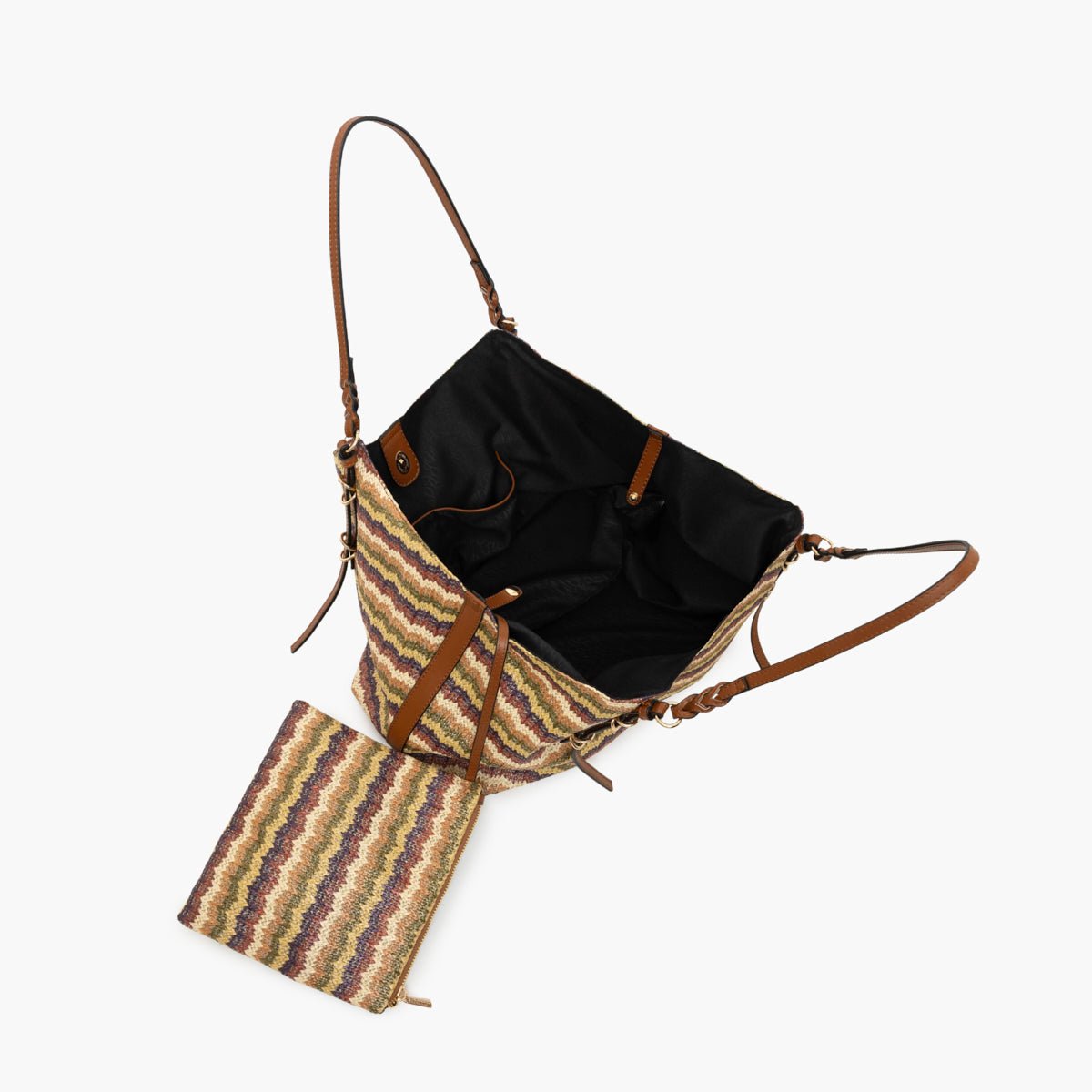 Sac shopper  S-Ringo doré,multicolore, LOLLIPOPS