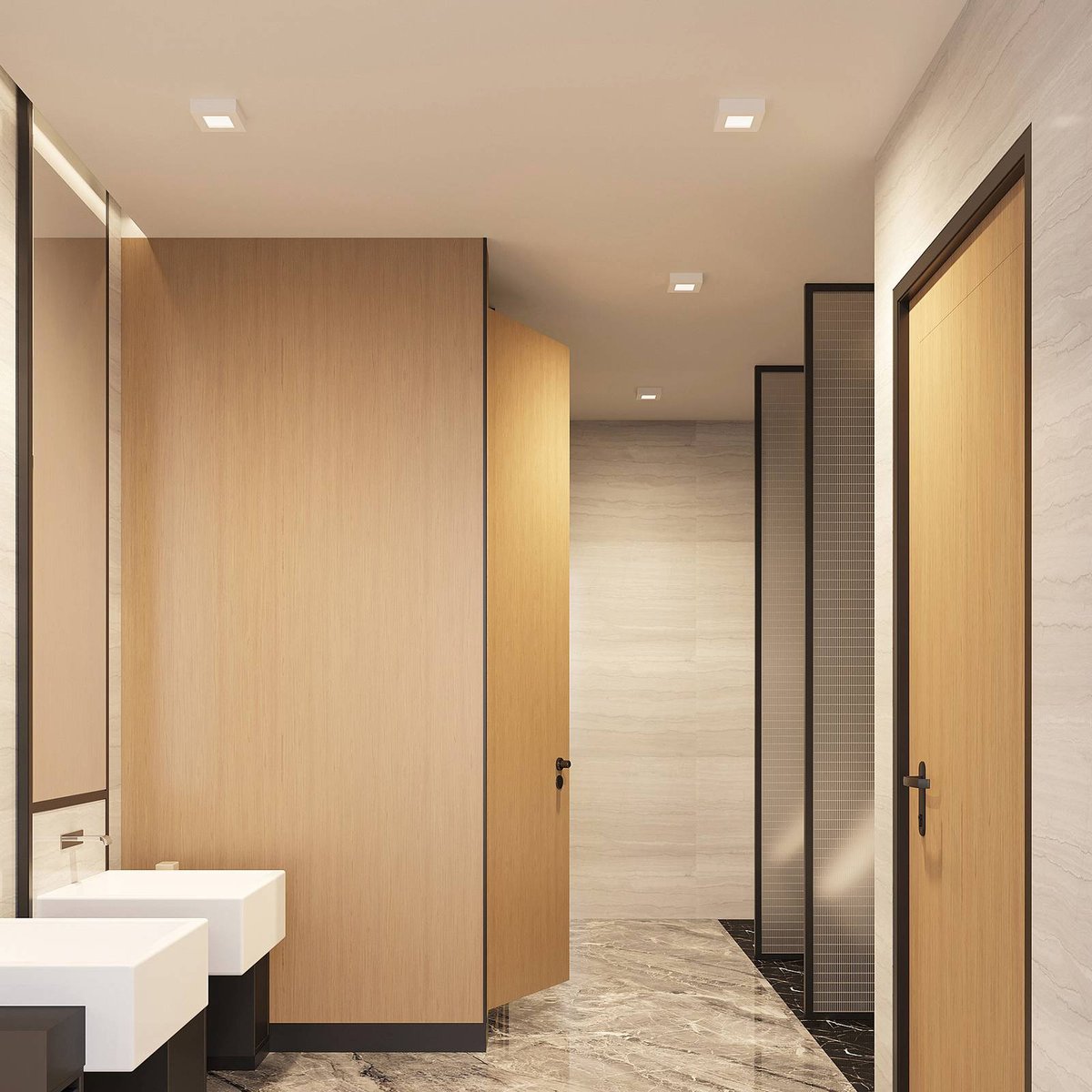 Plafonnier en aluminium moderneLED, Alette blanc, PRIOS