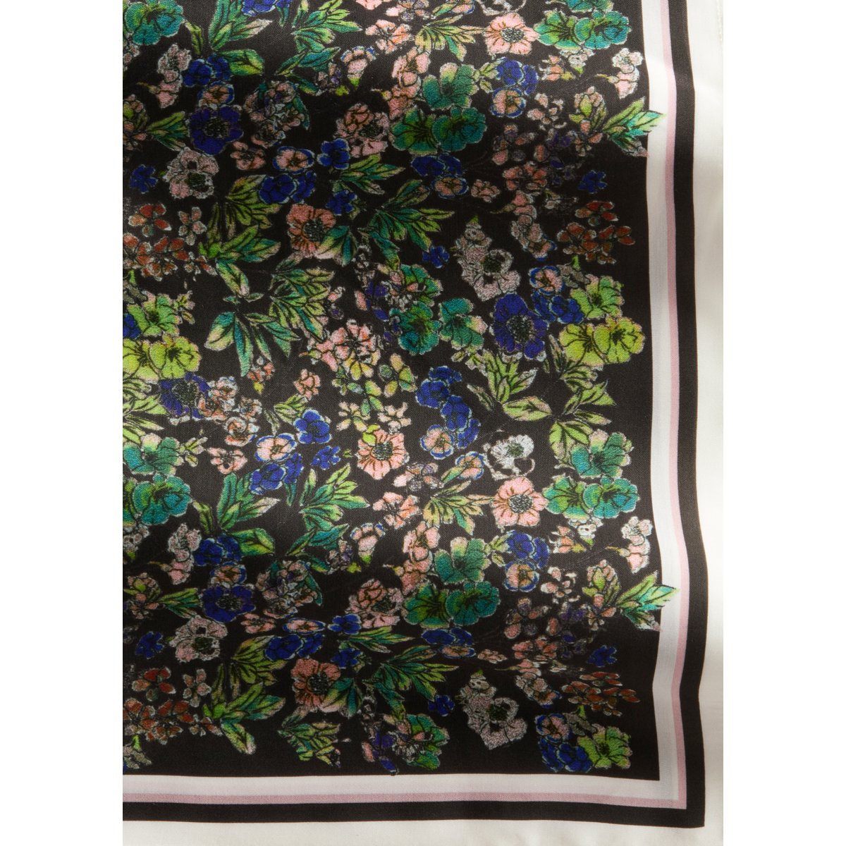 Foulard en satin avec un imprimé décontracté marron, MARC O'POLO