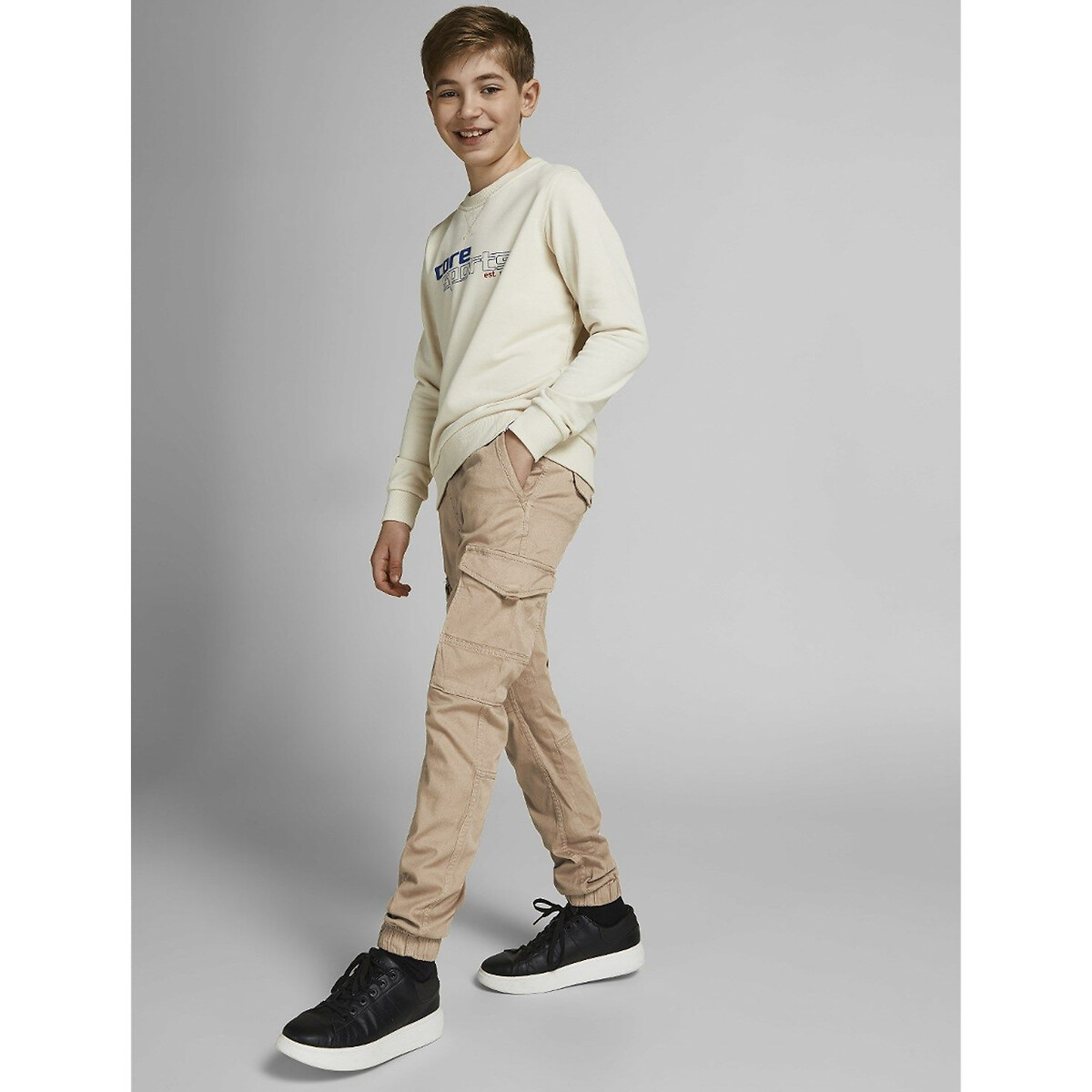 Cargo Trousers beige, JACK & JONES JUNIOR