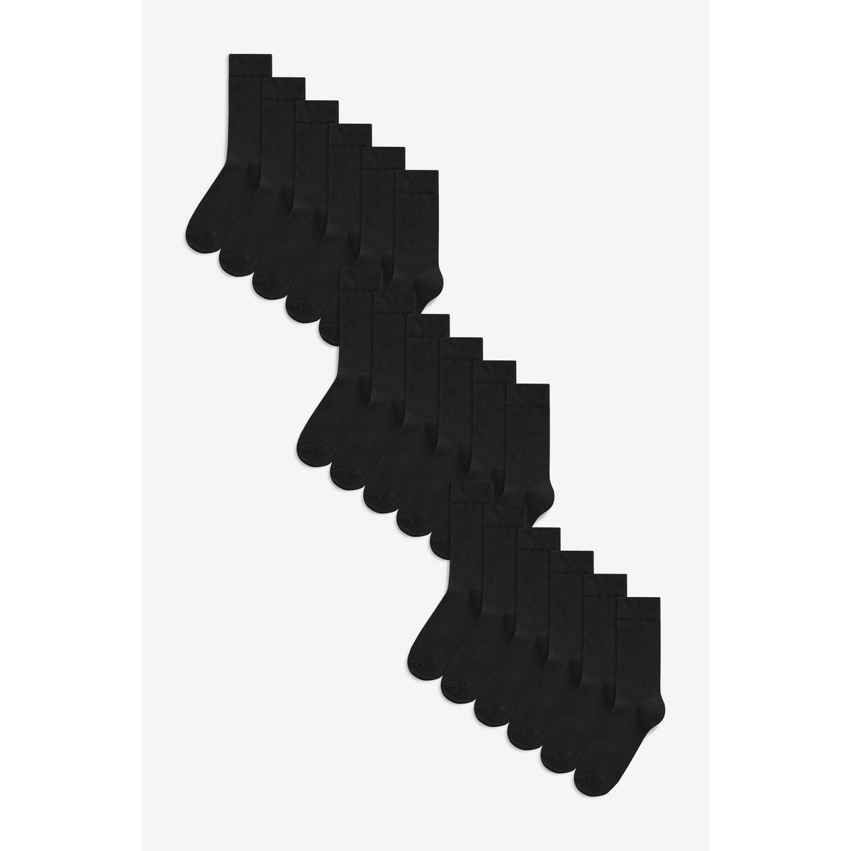 Chaussettes, lot de 18 noir, NEXT
